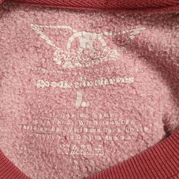Goodie two Sleeves Aerosmith sweatshirt Sz L NWOT - Picture 5 of 5